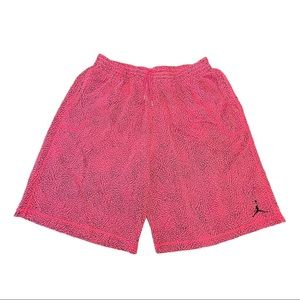 Jordan - Red & Black Elephant Athletic Shorts - 3XL